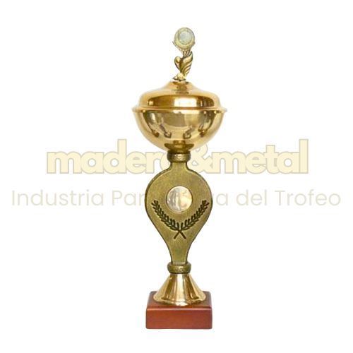 Imagen de Copa de metal con tapa - M5.176